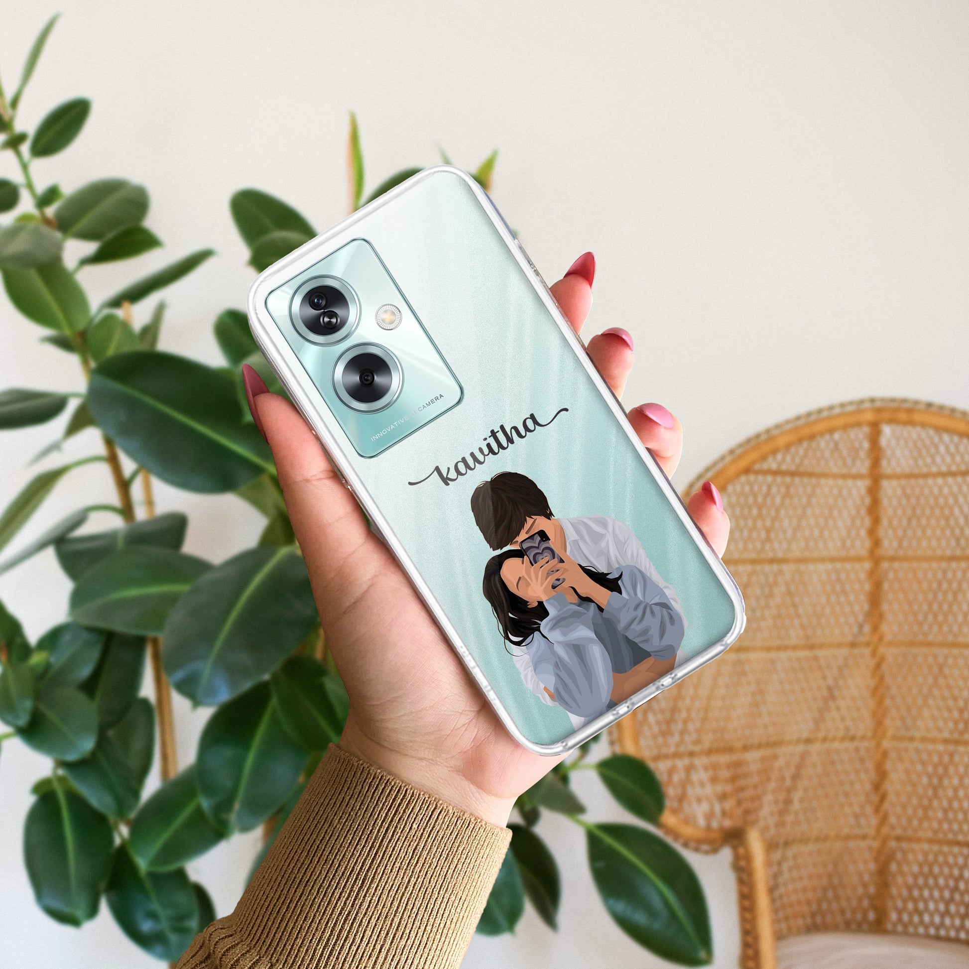 Captured Love Customize Transparent Silicon Case For Oppo ShopOnCliQ