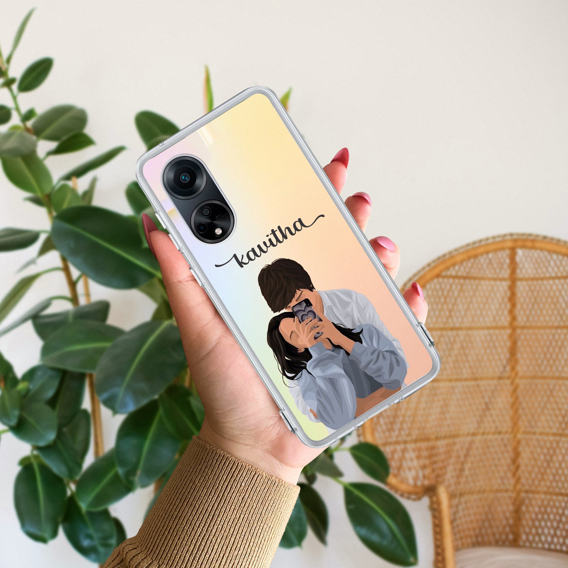 Captured Love Customize Transparent Silicon Case For Oppo ShopOnCliQ