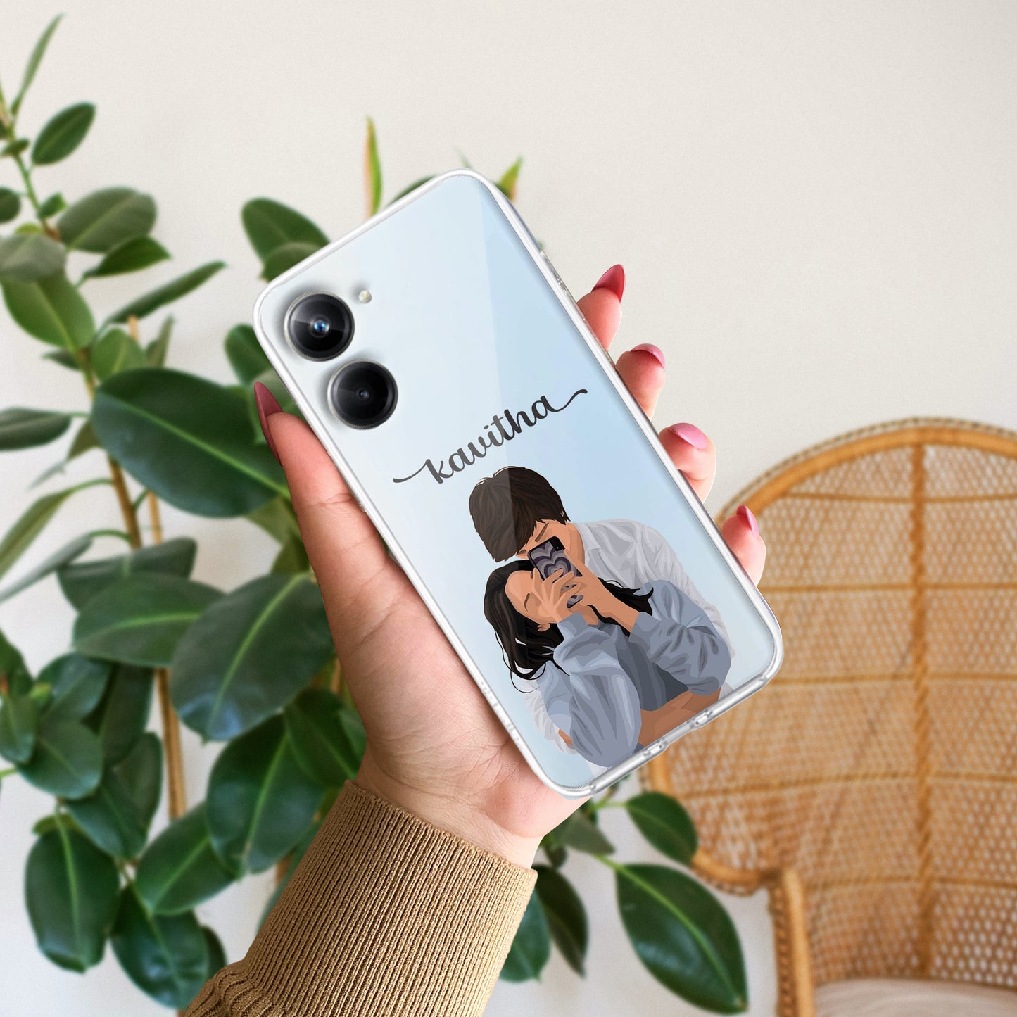 Captured Love Customize Transparent Silicon Case For Realme/Narzo ShopOnCliQ