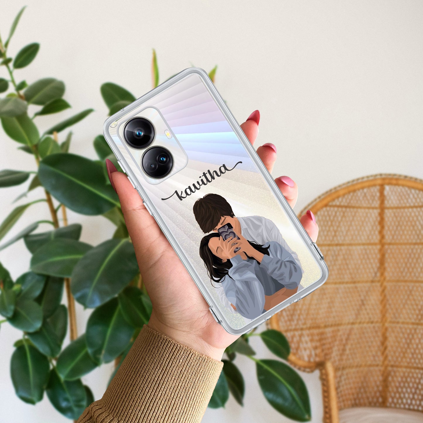 Captured Love Customize Transparent Silicon Case For Realme/Narzo ShopOnCliQ