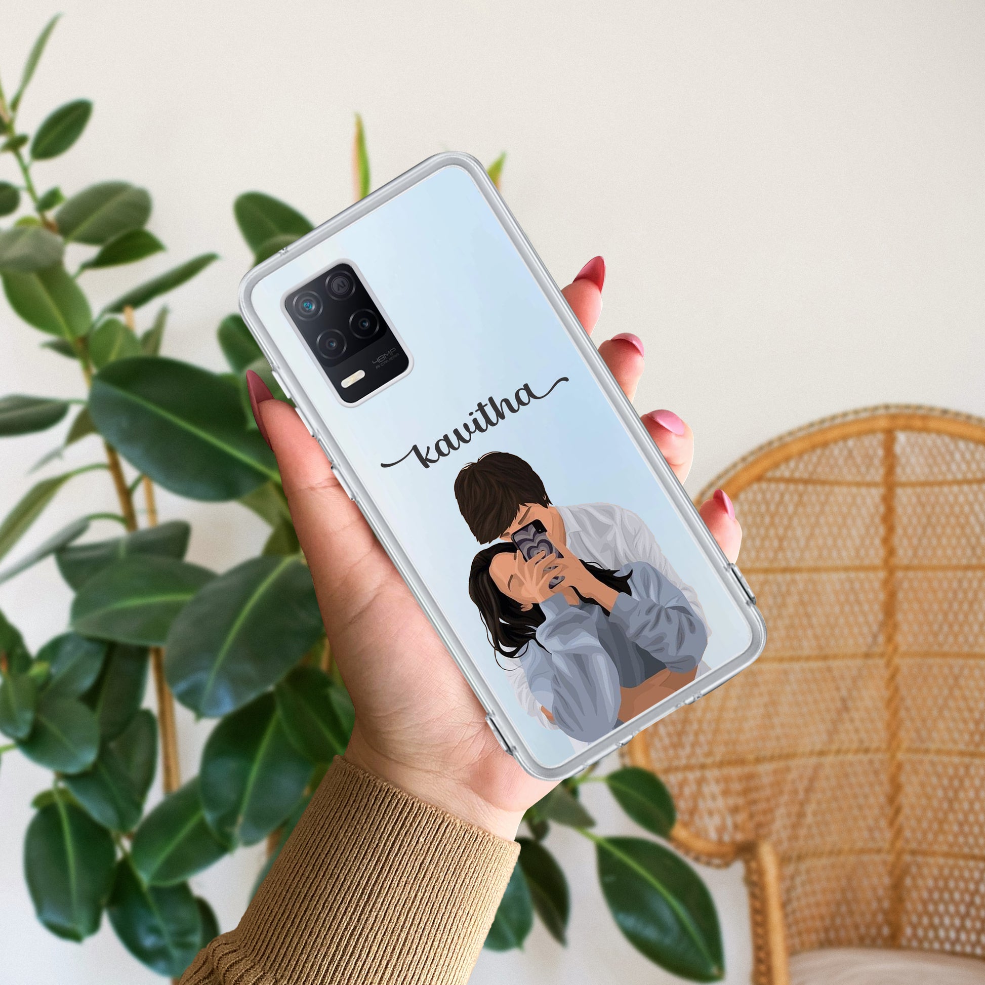 Captured Love Customize Transparent Silicon Case For Realme/Narzo ShopOnCliQ