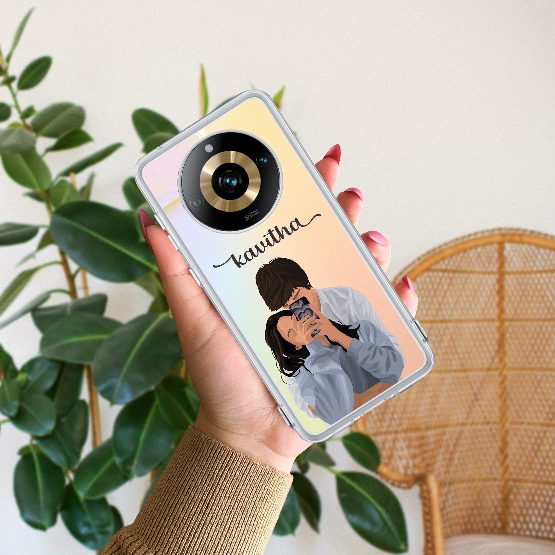 Captured Love Customize Transparent Silicon Case For Realme/Narzo - ShopOnCliQ