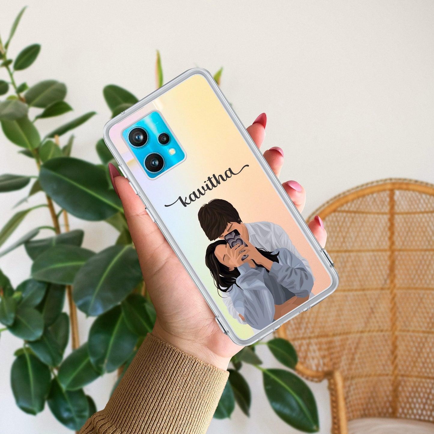 Captured Love Customize Transparent Silicon Case For Realme/Narzo ShopOnCliQ