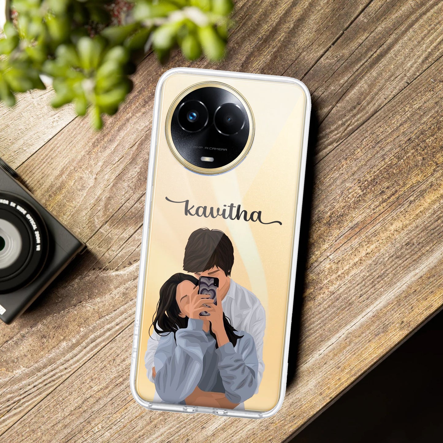 Captured Love Customize Transparent Silicon Case For Realme/Narzo ShopOnCliQ