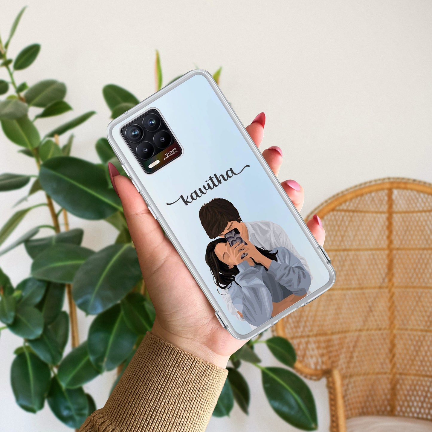 Captured Love Customize Transparent Silicon Case For Realme/Narzo ShopOnCliQ