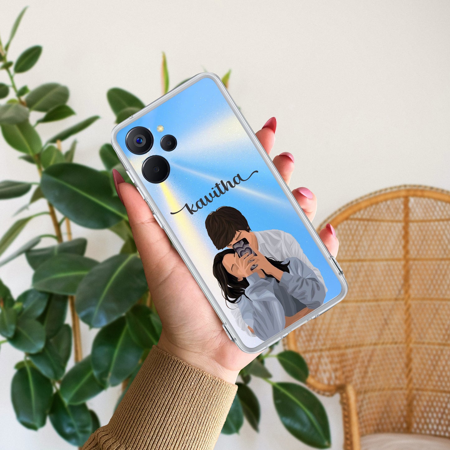 Captured Love Customize Transparent Silicon Case For Realme/Narzo ShopOnCliQ