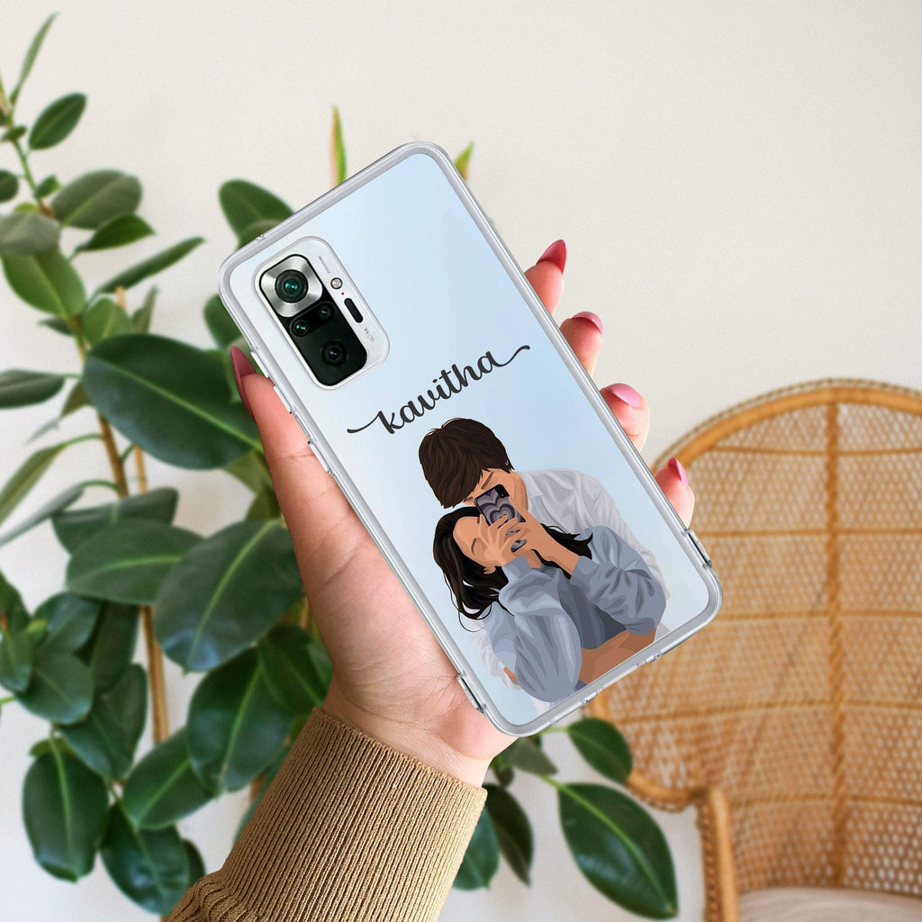 Captured Love Customize Transparent Silicon Case For Redmi Note 14 Pro Plus 5G