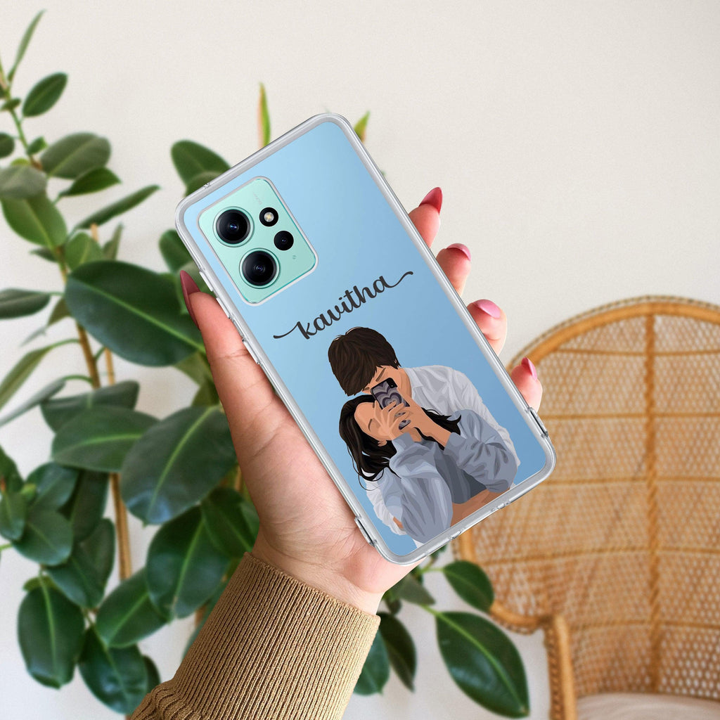 Captured Love Customize Transparent Silicon Case For Redmi Note 10 / 10S