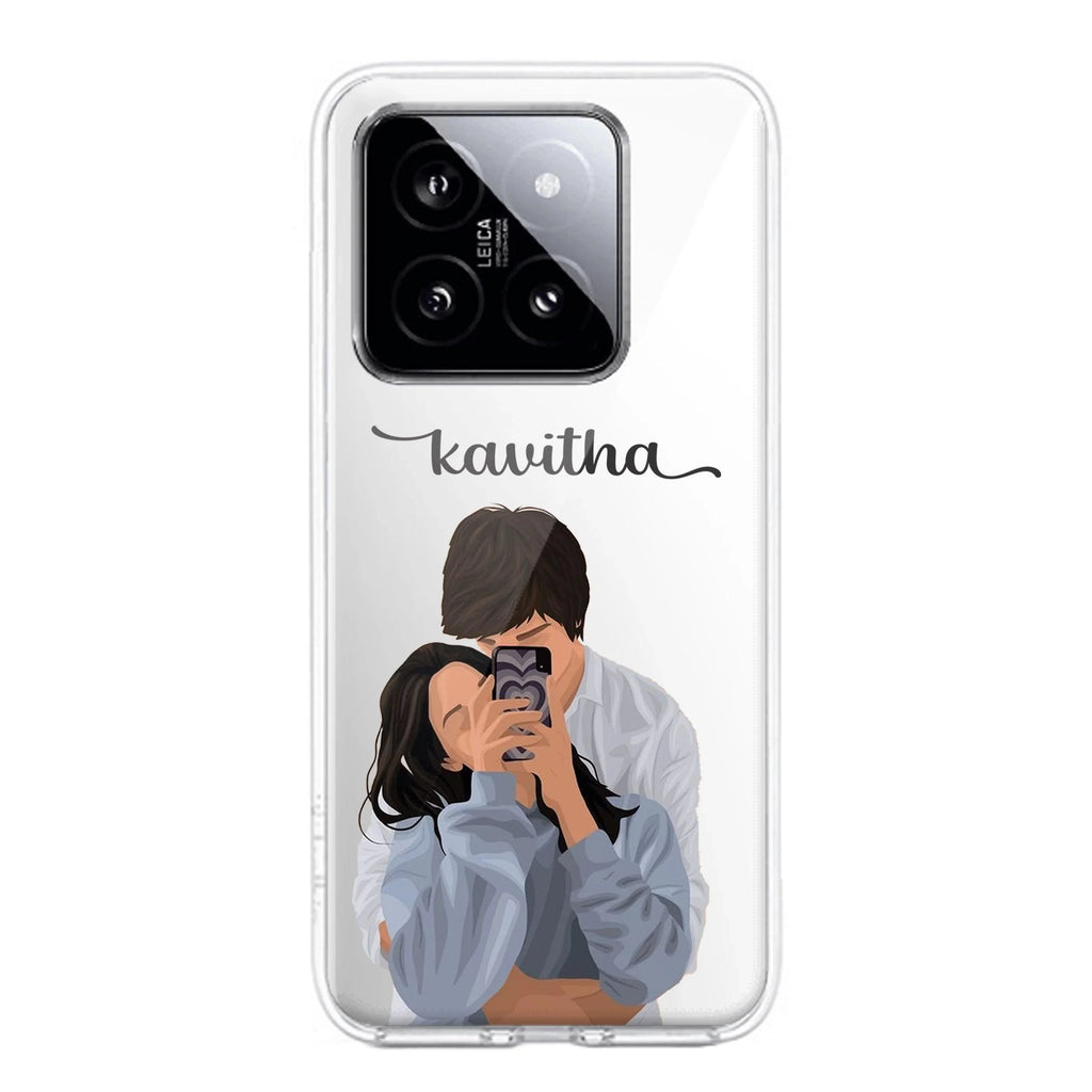 Captured Love Customize Transparent Silicon Case For Xiaomi 14 5G