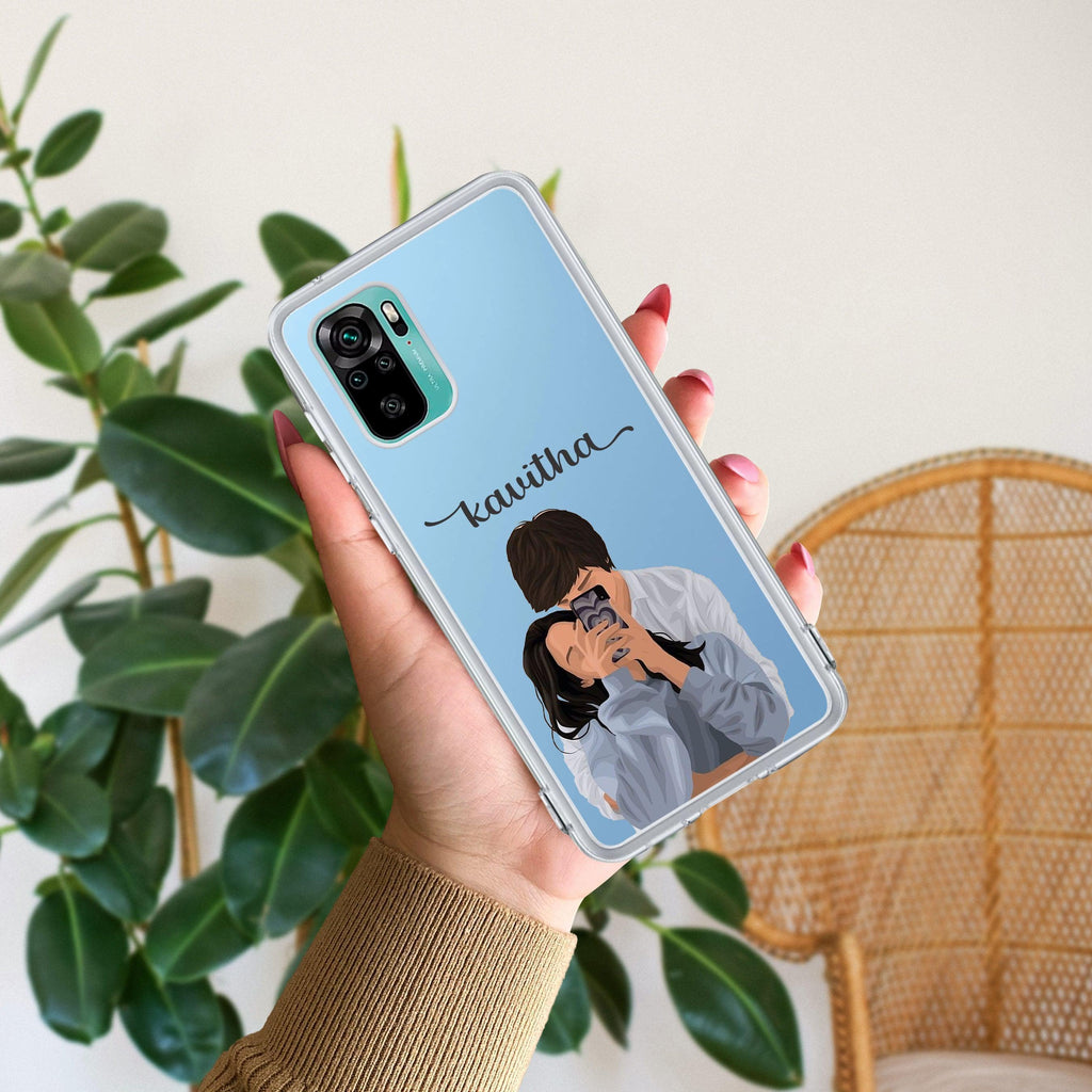 Captured Love Customize Transparent Silicon Case For Redmi Note 13 Pro 5G