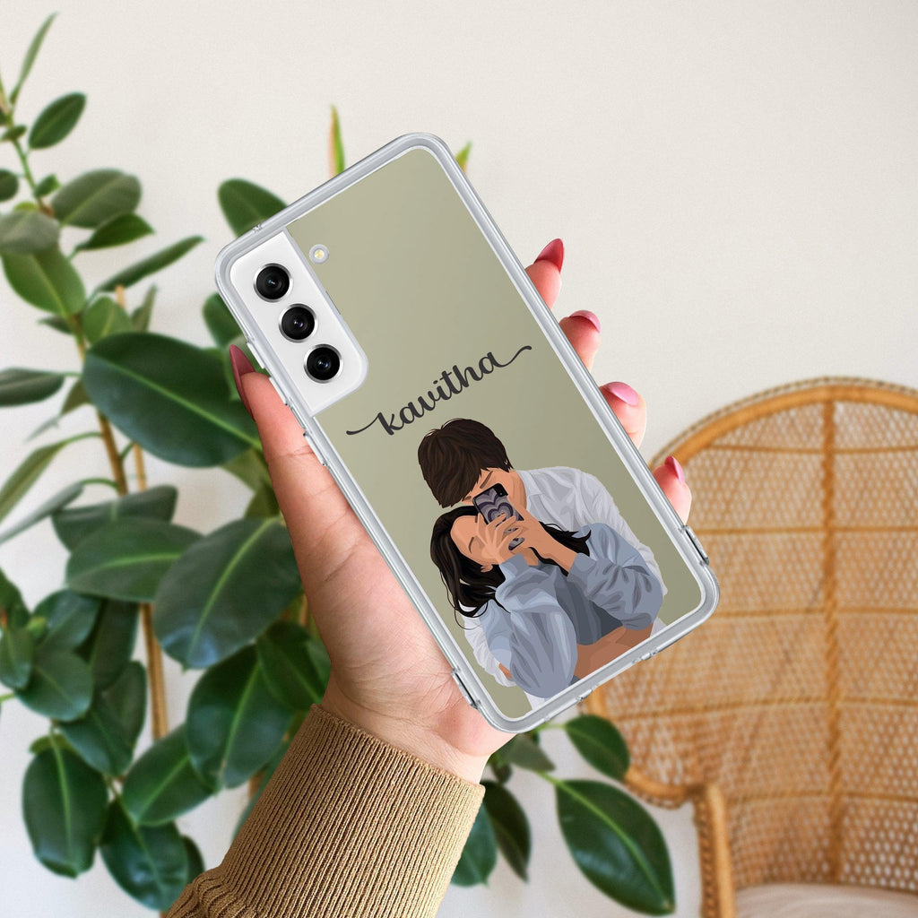 Captured Love Customize Anti Yellow Case For Samsung Galaxy S22 Plus 5G