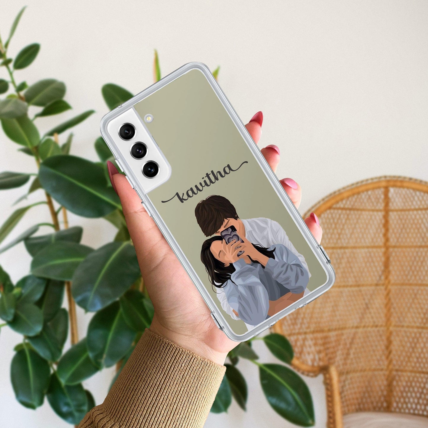 Captured Love Customize Transparent Silicon Case For Samsung