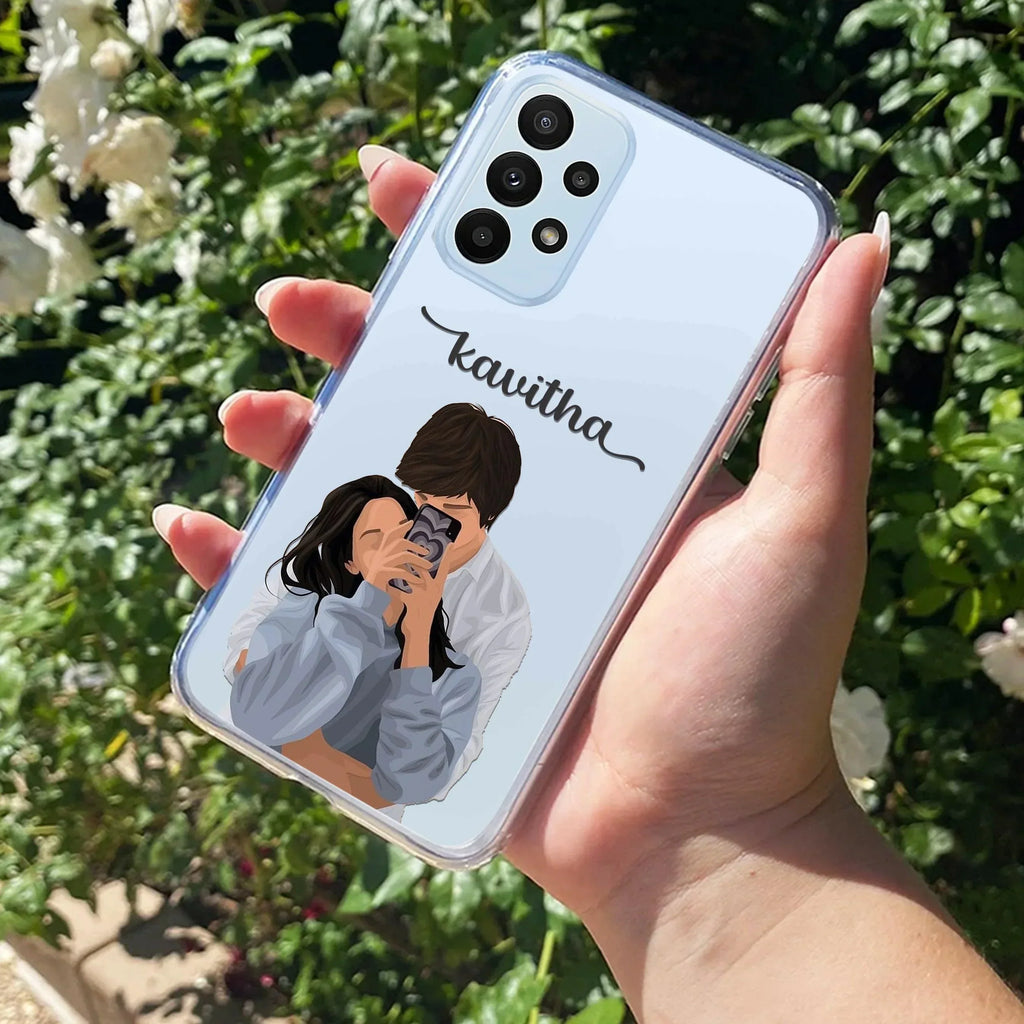 Captured Love Customize Transparent Silicon Case For Samsung Galaxy S24 Plus 5G