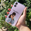Captured Love Customize Transparent Silicon Case For Samsung Galaxy M06 5G