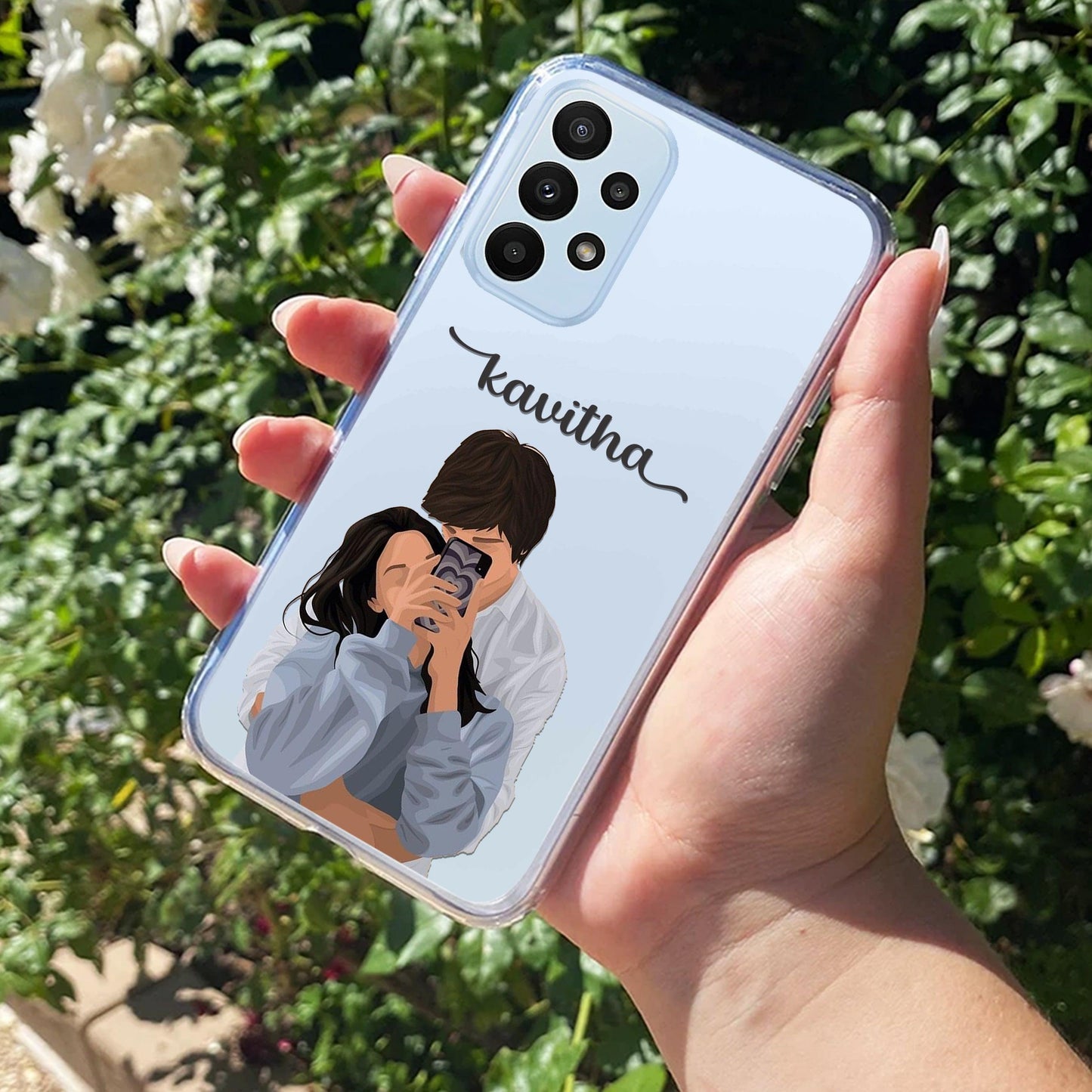 Captured Love Customize Transparent Silicon Case For Samsung