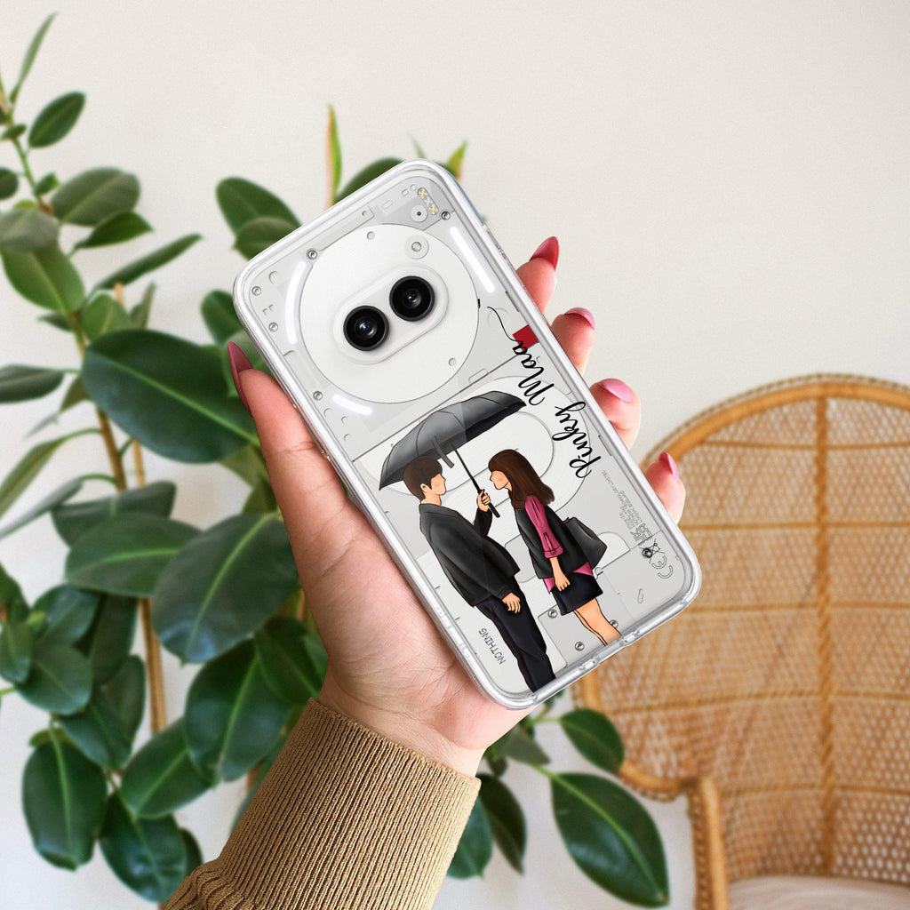 Caring Couple Customize Transparent Silicon Case For Nothing - ShopOnCliQ