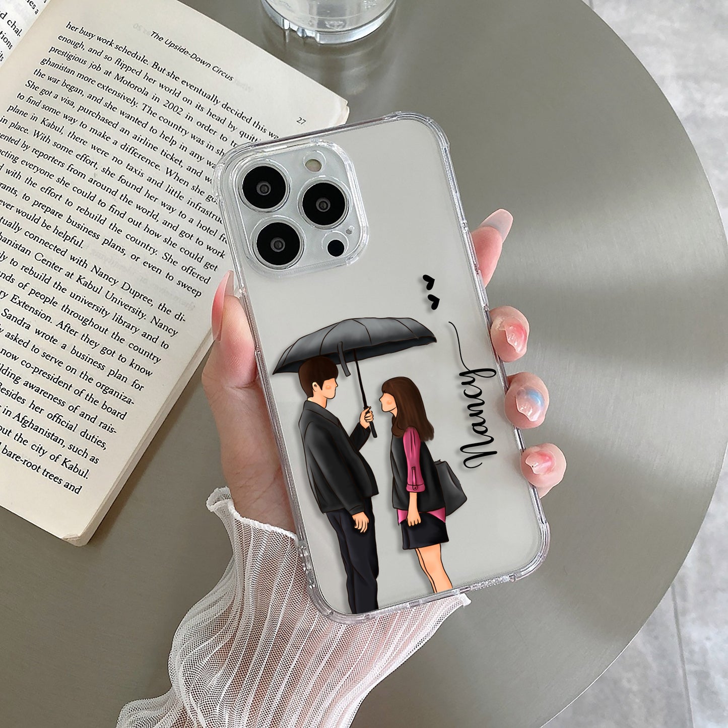 Caring Couple Customize Transparent Silicon Case For OnePlus ShopOnCliQ