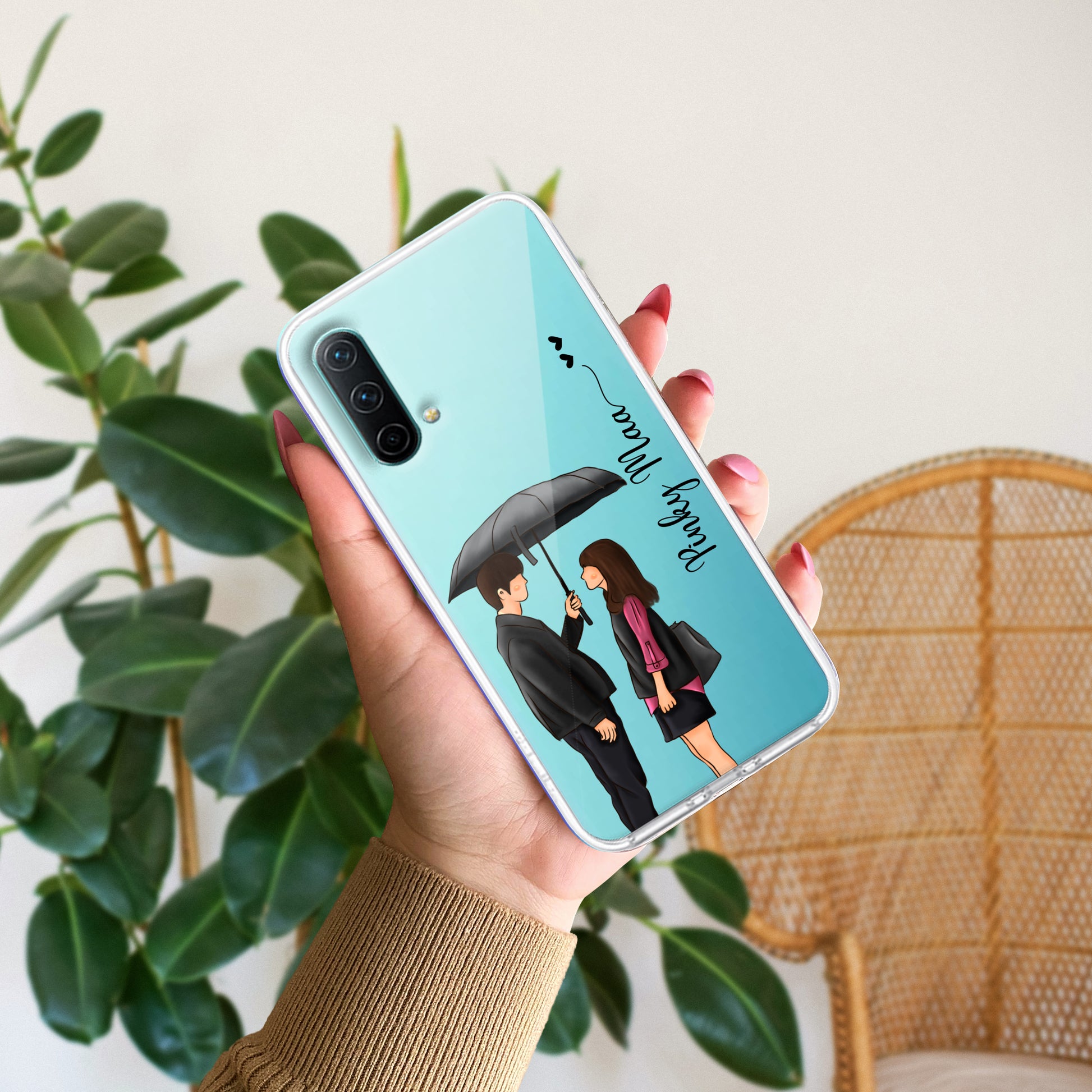 Caring Couple Customize Transparent Silicon Case For OnePlus ShopOnCliQ