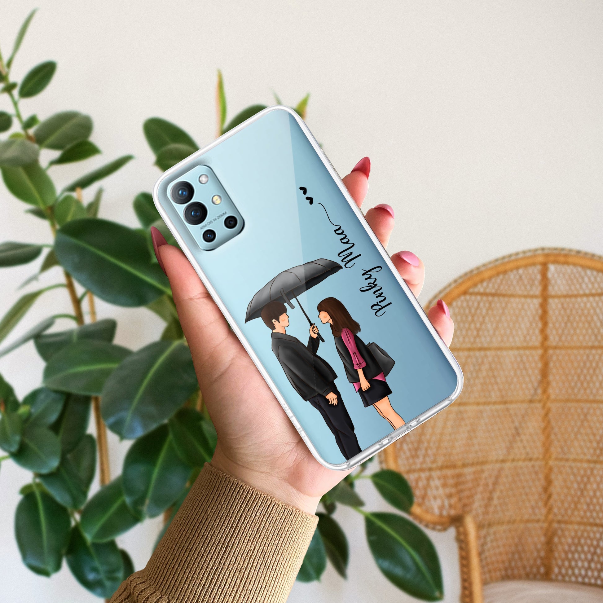 Caring Couple Customize Transparent Silicon Case For OnePlus ShopOnCliQ