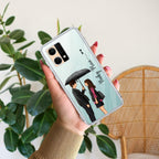 Caring Couple Customize Transparent Silicon Case For Oppo F23 5G
