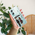 Caring Couple Customize Transparent Silicon Case For Oppo A3x / Oppo A3