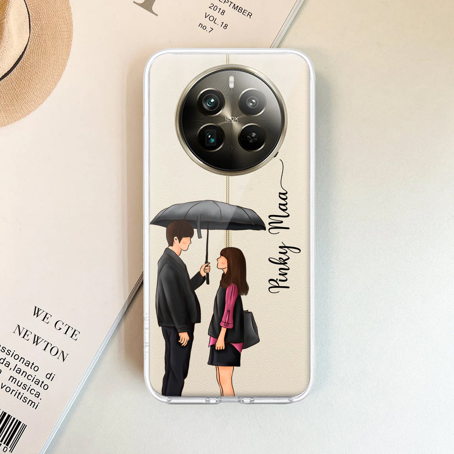 Caring Couple Customize Transparent Silicon Case For Realme/Narzo ShopOnCliQ