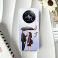 Caring Couple Customize Transparent Silicon Case For Realme 11 Pro+ 5G