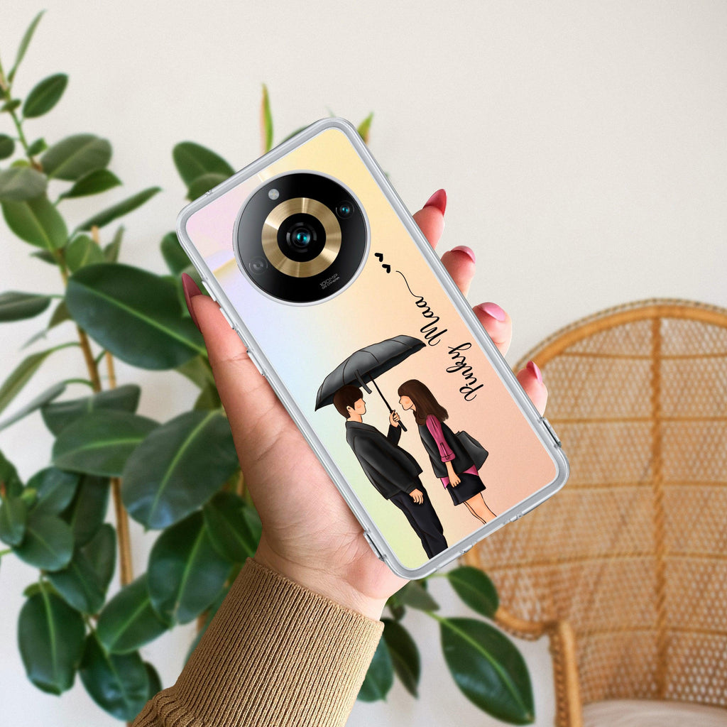 Caring Couple Customize Transparent Silicon Case For Realme/Narzo - ShopOnCliQ