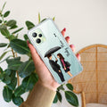 Caring Couple Customize Anti Yelllow Case For Realme C35 / Realme Narzo 50A Prime