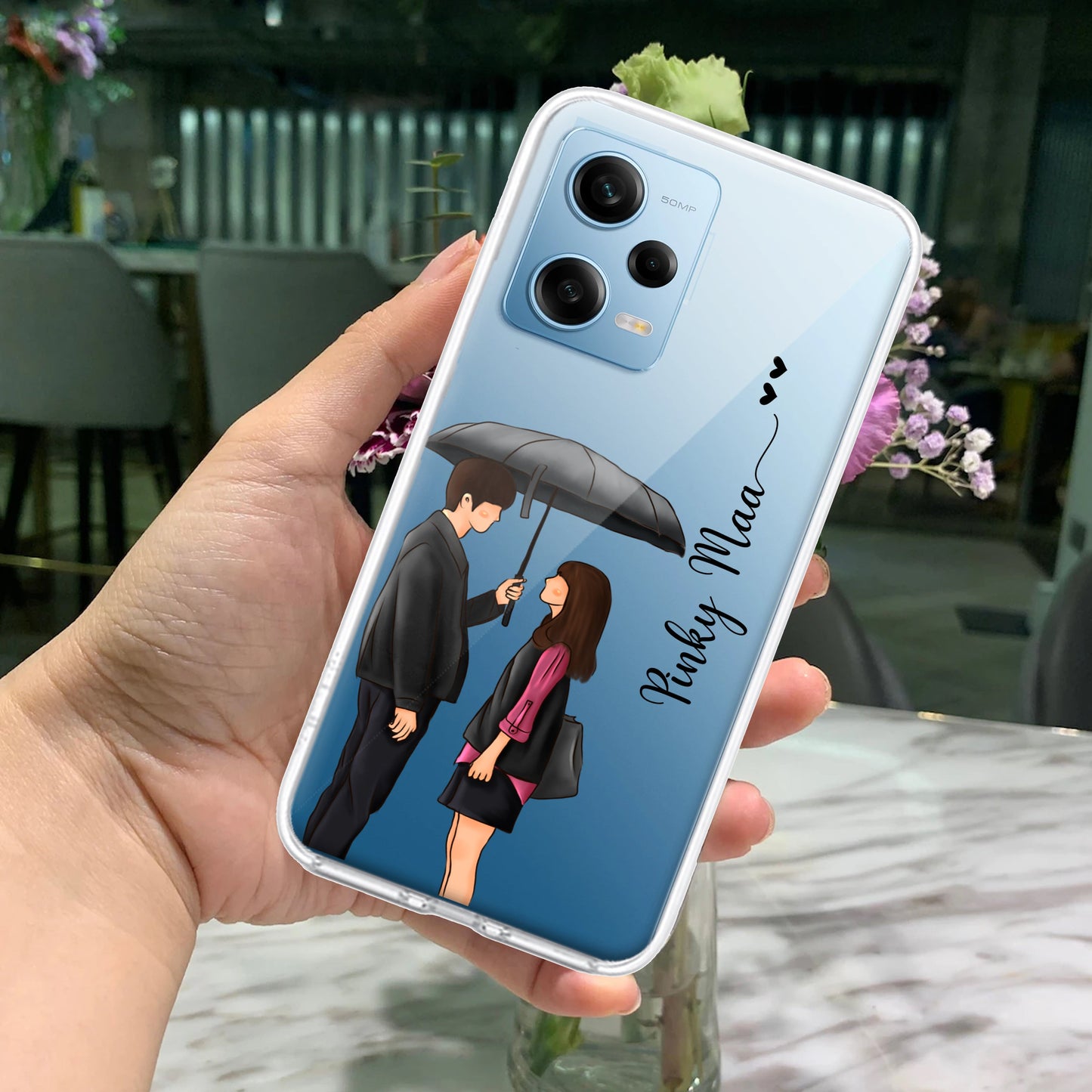 Caring Couple Customize Transparent Silicon Case For Redmi/Xiaomi ShopOnCliQ