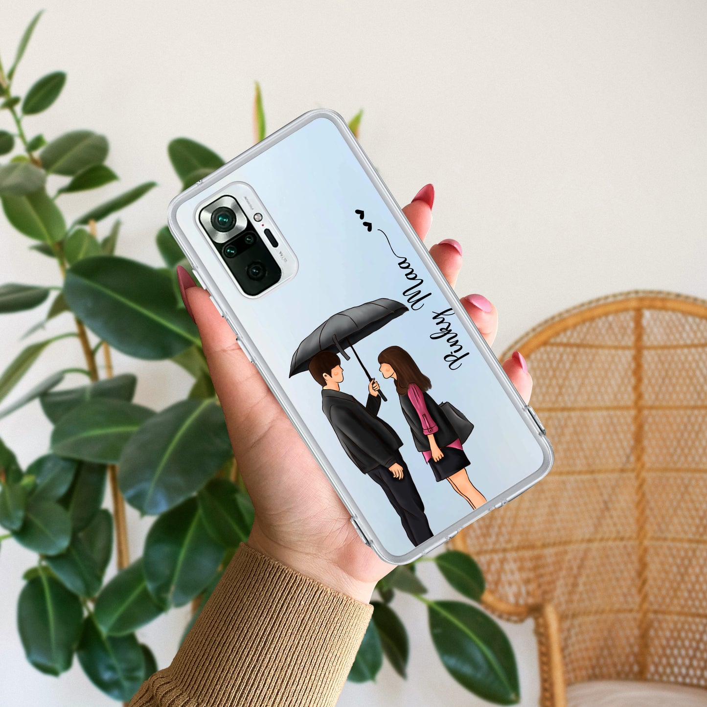 Caring Couple Customize Transparent Silicon Case For Redmi/Xiaomi ShopOnCliQ