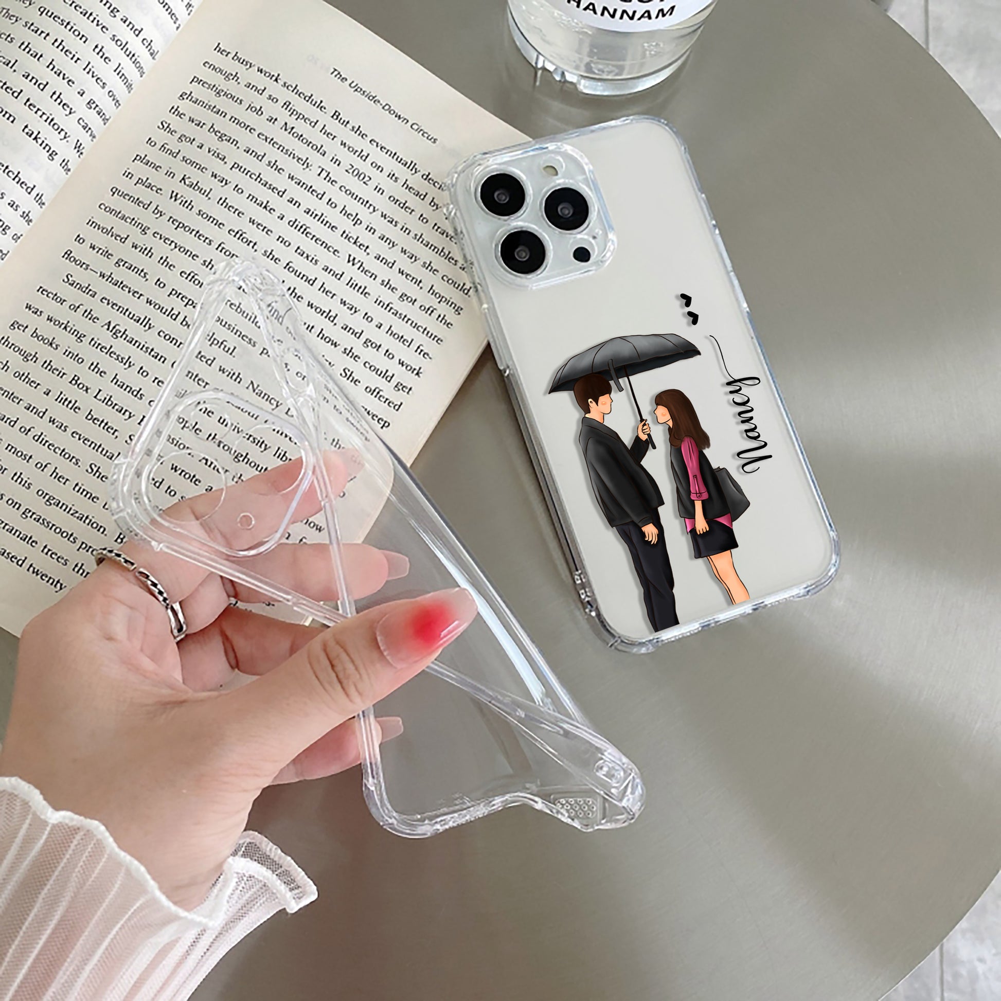 Caring Couple Customize Transparent Silicon Case For Redmi/Xiaomi ShopOnCliQ