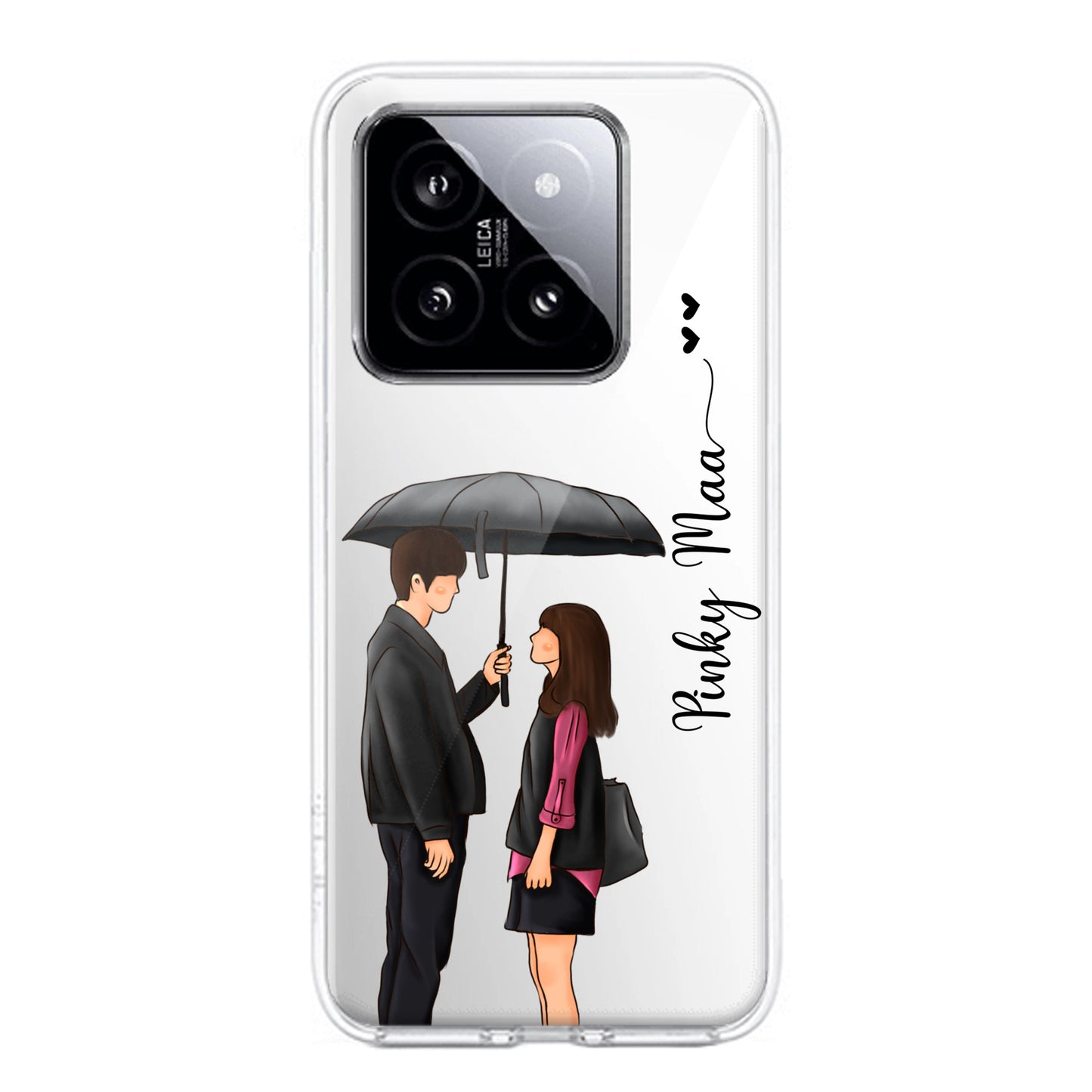 Caring Couple Customize Transparent Silicon Case For Redmi/Xiaomi ShopOnCliQ