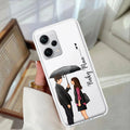 Caring Couple Customize Transparent Silicon Case For Redmi Note 14 5G