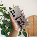 Caring Couple Customize Transparent Silicon Case For Samsung Galaxy A23 5G