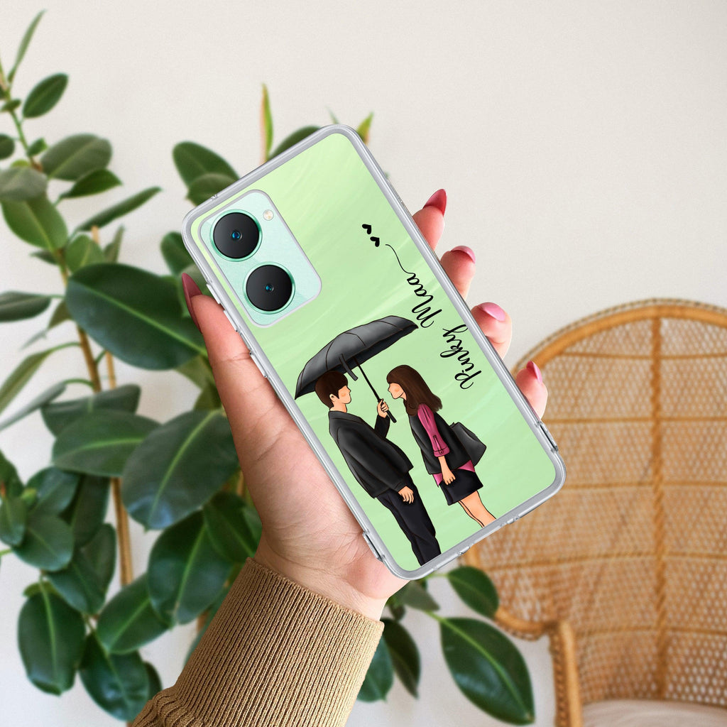 Caring Couple Customize Transparent Silicon Case For Vivo - ShopOnCliQ