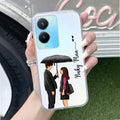 Caring Couple Customize Transparent Silicon Case For Vivo Y16
