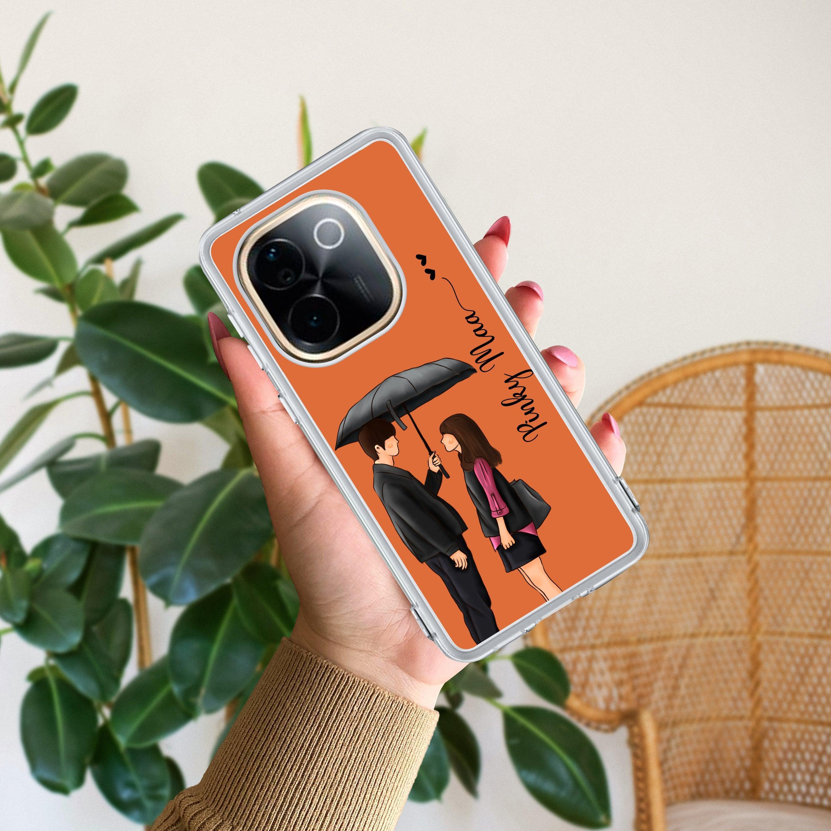 Caring Couple Customize Transparent Silicon Case For Vivo - ShopOnCliQ