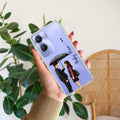 Caring Couple Customize Transparent Silicon Case For Vivo Y28s/ Y28e