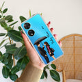 Caring Couple Customize Transparent Silicon Case For Vivo T2 5G