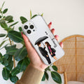 Caring Couple Customize Transparent Silicon Case For iPhone 11 Pro