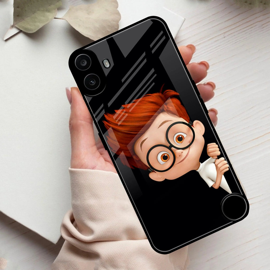 Cartoon Boy Glossy Metal Case Cover For Nothing - ShopOnCliQ