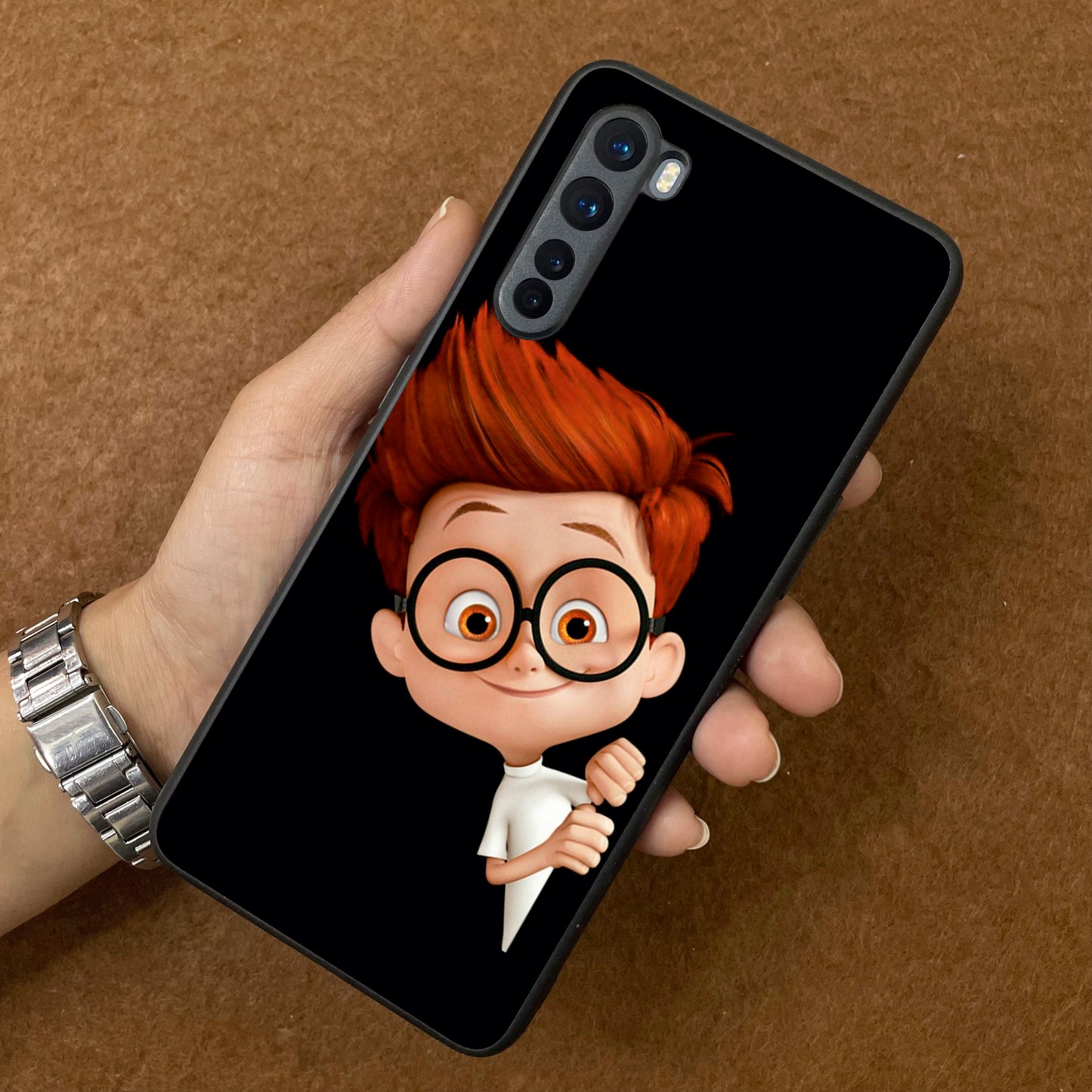 Cartoon Boy Glossy Metal Case Cover For OnePlus ShopOnCliQ