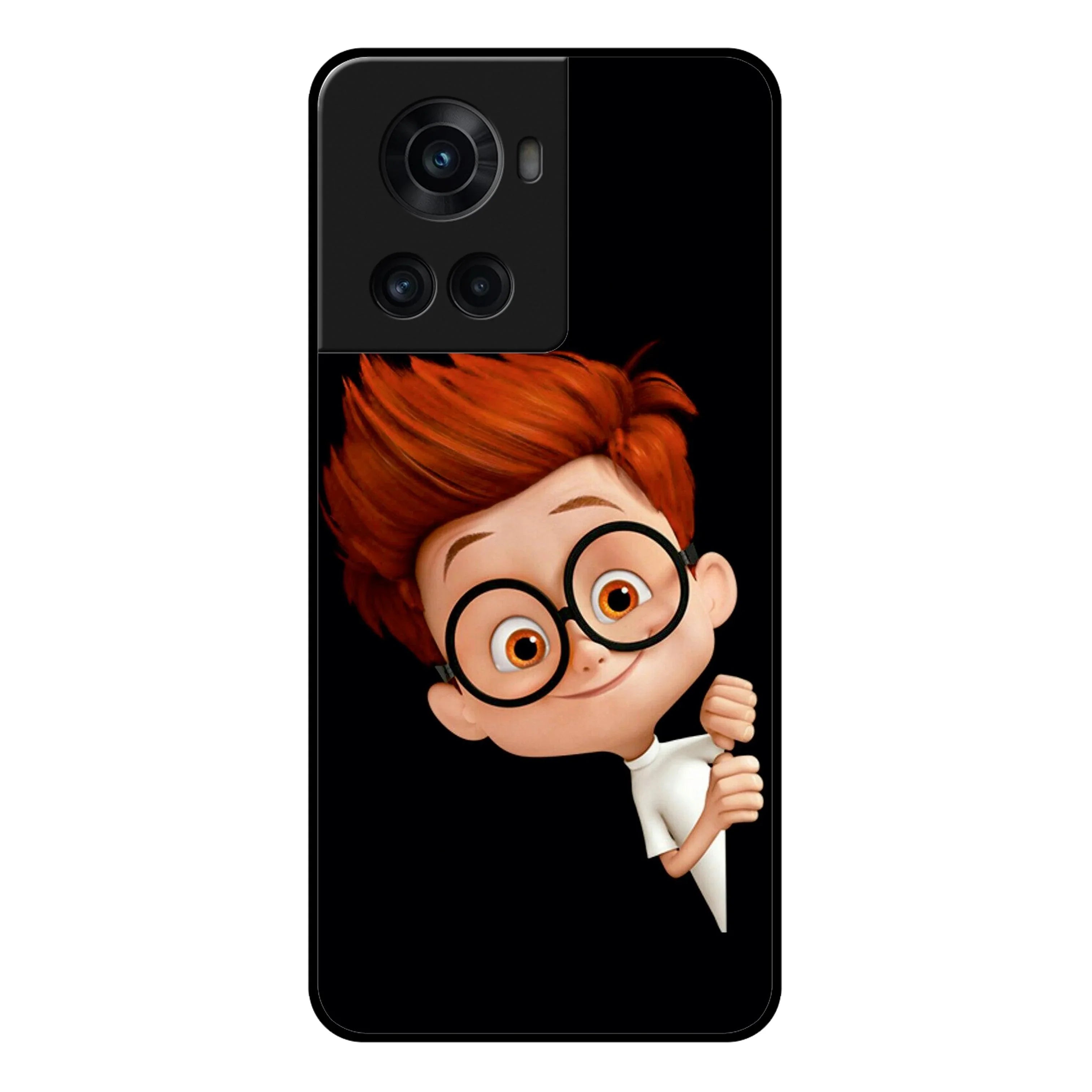 Cartoon Boy Glossy Metal Case Cover For OnePlus - ShopOnCliQ