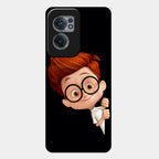 Cartoon Boy Glossy Metal Case Cover For OnePlus - ShopOnCliQ