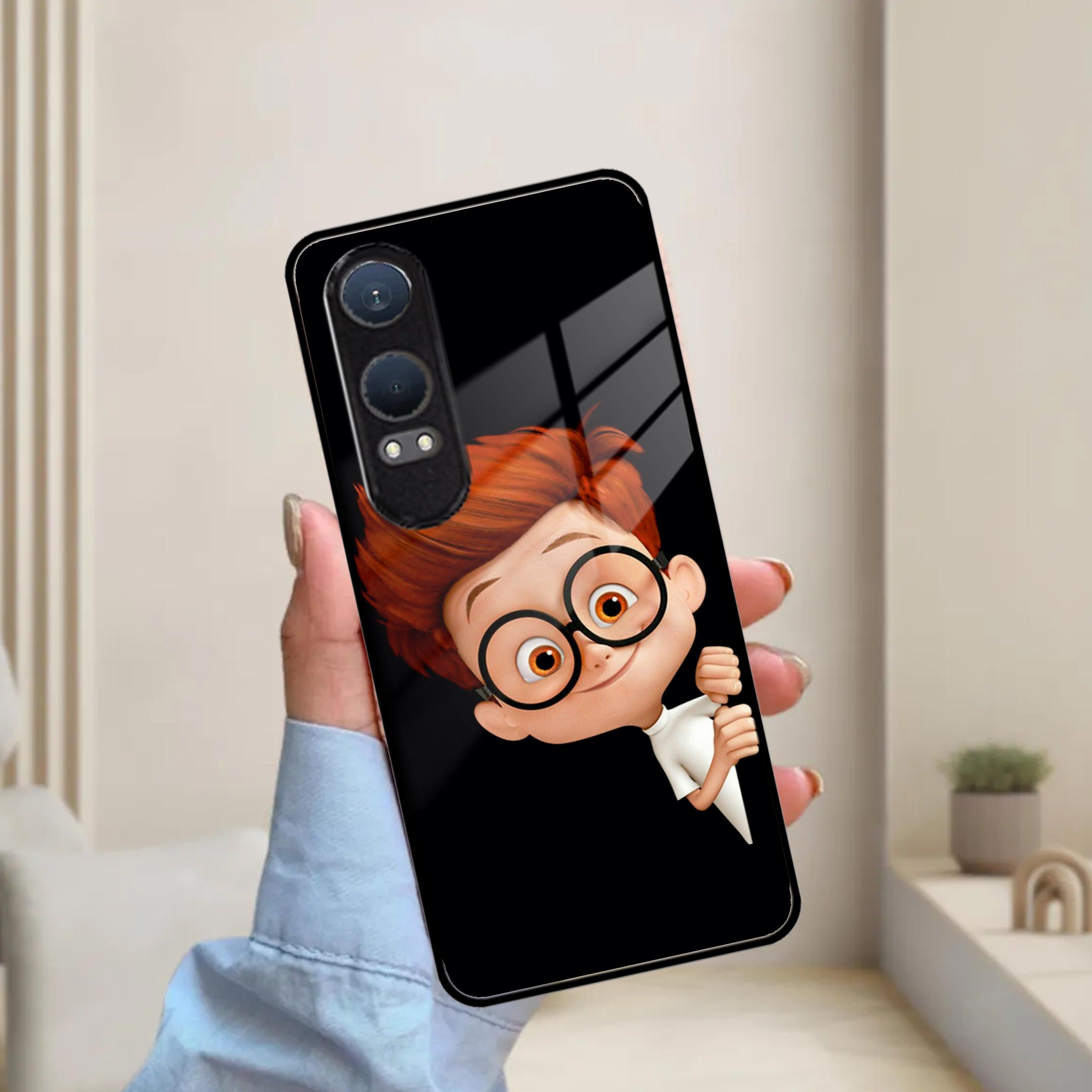 Cartoon Boy Glossy Metal Case Cover For OnePlus - ShopOnCliQ