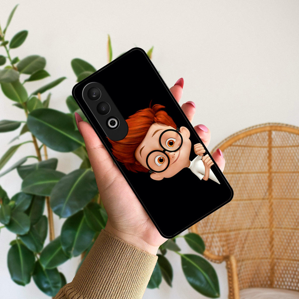 Cartoon Boy Glossy Metal Case Cover For OnePlus - ShopOnCliQ