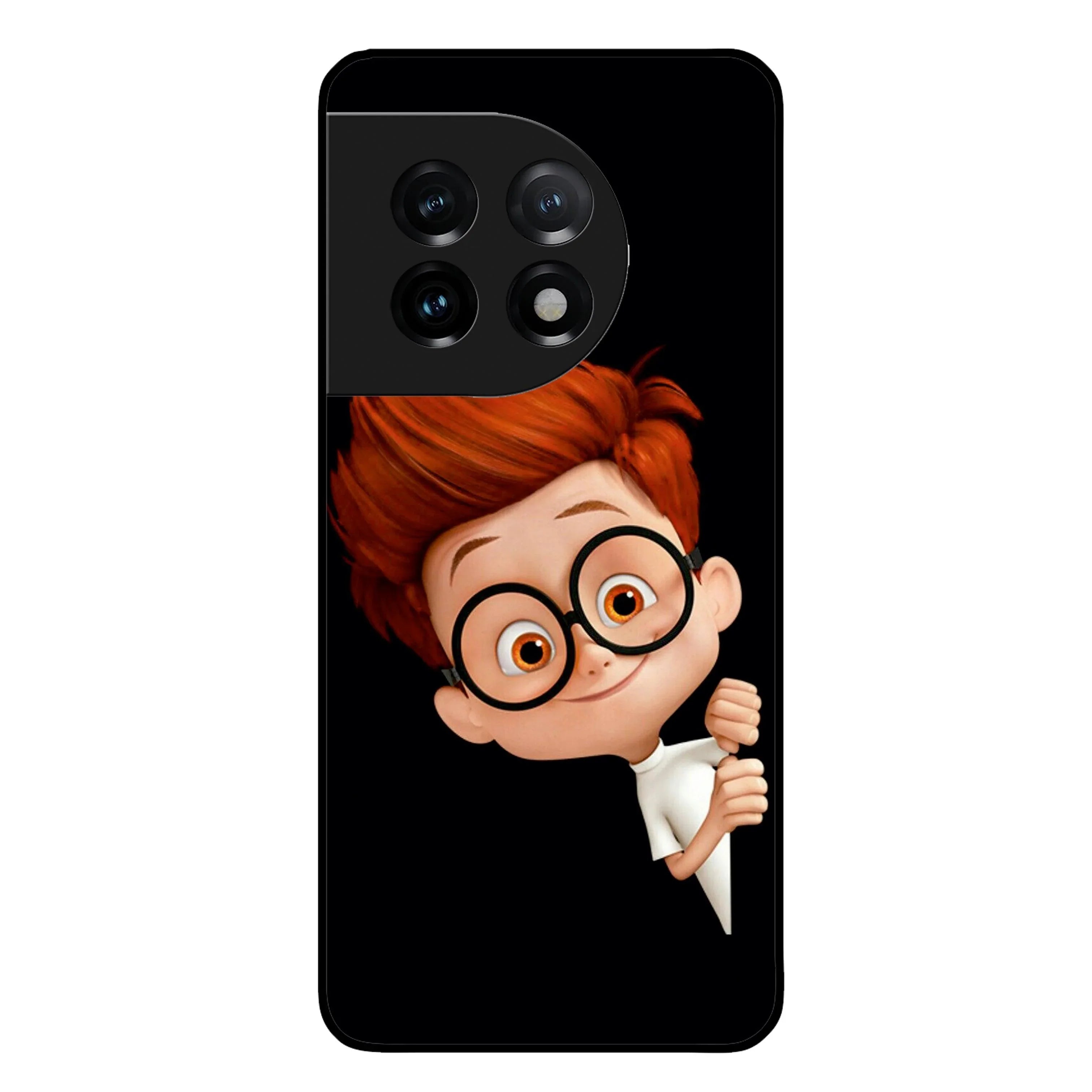 Cartoon Boy Glossy Metal Case Cover For OnePlus - ShopOnCliQ