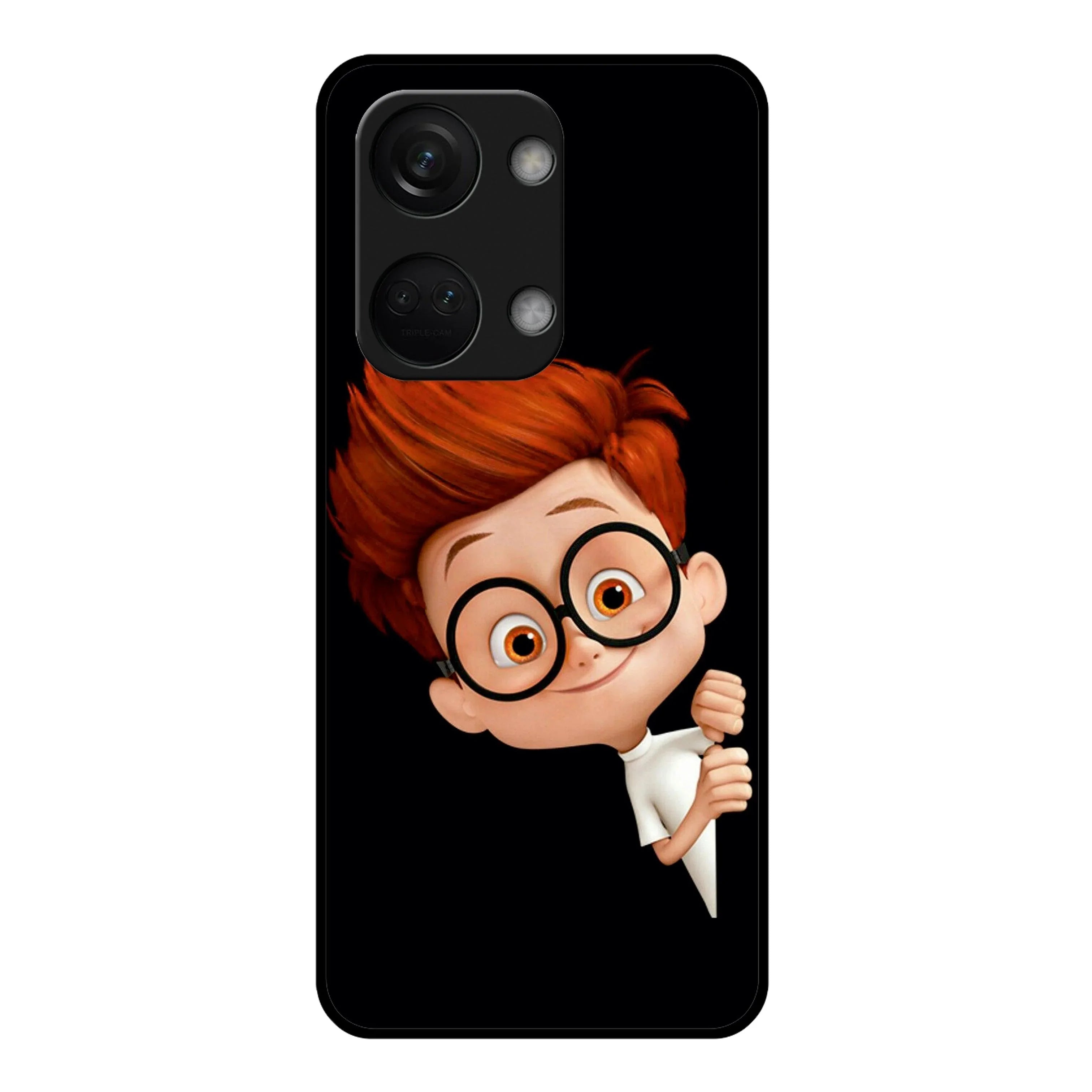 Cartoon Boy Glossy Metal Case Cover For OnePlus - ShopOnCliQ