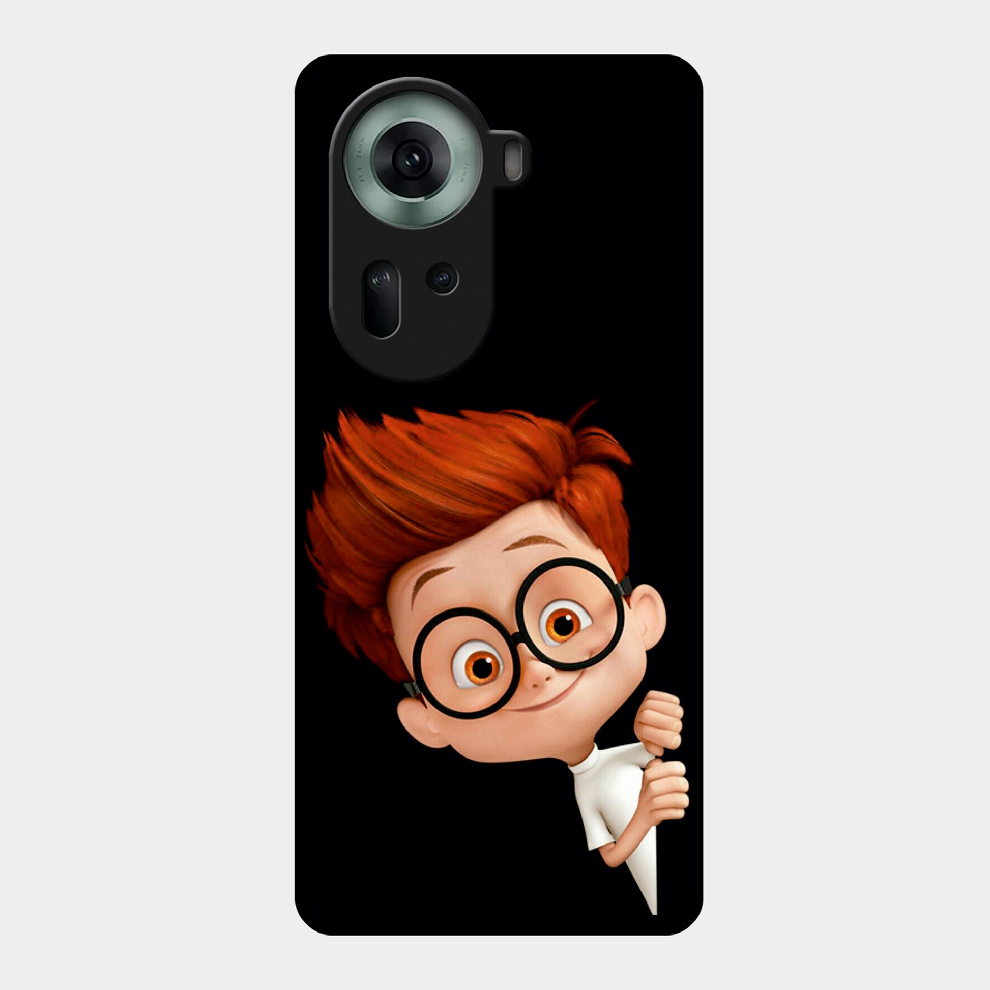 Cartoon Boy Glossy Metal Case Cover For Oppo - ShopOnCliQ